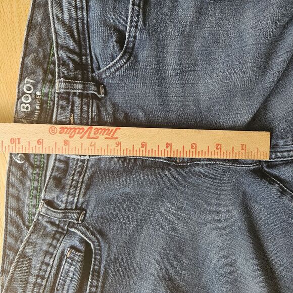 Tommy Hilfiger Blue Jeans Womens 8 Curvy Boot Medium Wash Low Rise Cotton 30x32 - Picture 8 of 14